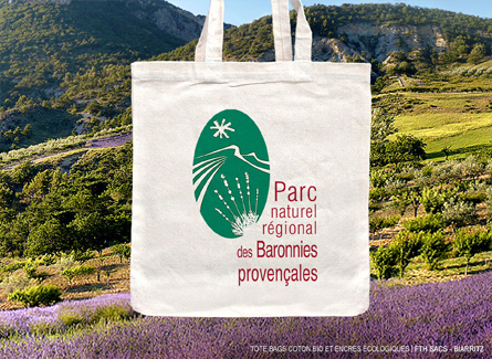 Sac tote bag promo PNR Parc Naturel Baronnies